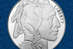 Серебряная монета Американский бизон 1 унция