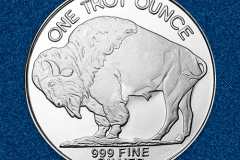 Серебряная монета Американский бизон 1 унция