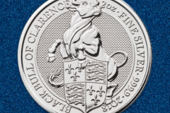 Серебряная монета Черный бык Кларенса 2 унции