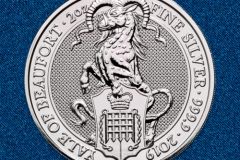 Серебряная монета Козел Бофорта 2 унции