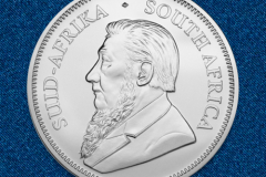 Серебряная монета Крюгерранд 1 унция