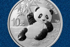Серебряная монета Панда 30г
