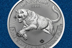 Серебряная монета Пума 1 унция