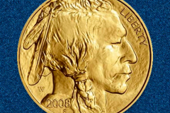 Золотая монета Американский бизон 1/2 унции
