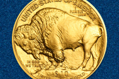Золотая монета Американский бизон 1/4 унции
