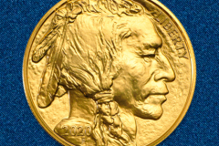 Золотая монета Американский бизон 1 унция