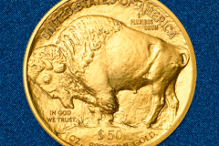 Золотая монета Американский бизон 1 унция