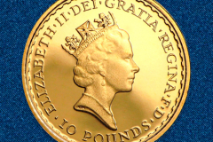 Золотая монета Британия 1/10 унции