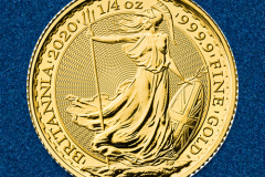 Золотая монета Британия 1/4 унции