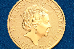 Золотая монета Единорог Шотландии 1/4 унции