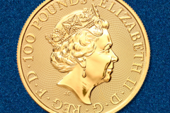 Золотая монета Единорог Шотландии 1 унция