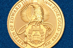 Золотая монета Грифон Эдуарда III 1/4 унции
