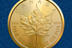 Золотая монета Кленовый лист 1/2 унции