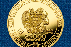 Золотая монета Ноев Ковчег 1/2 унции