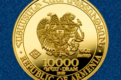 Золотая монета Ноев Ковчег 1/4 унции