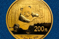 Золотая монета Панда 1/2 унции