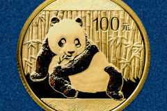 Золотая монета Панда 1/4 унции