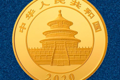 Золотая монета Панда 50г