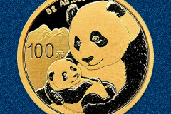 Золотая монета Панда 8г