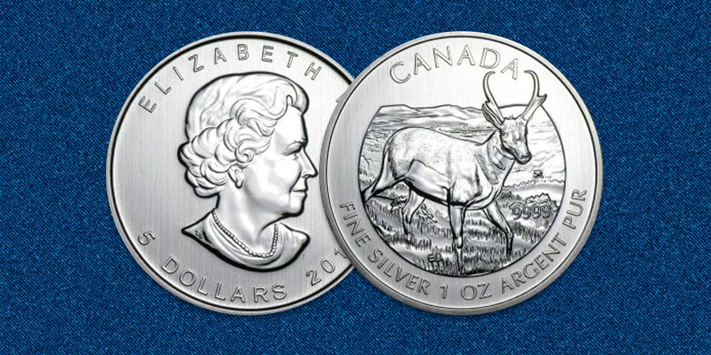 Инвестиционная монета Канадская Антилопа