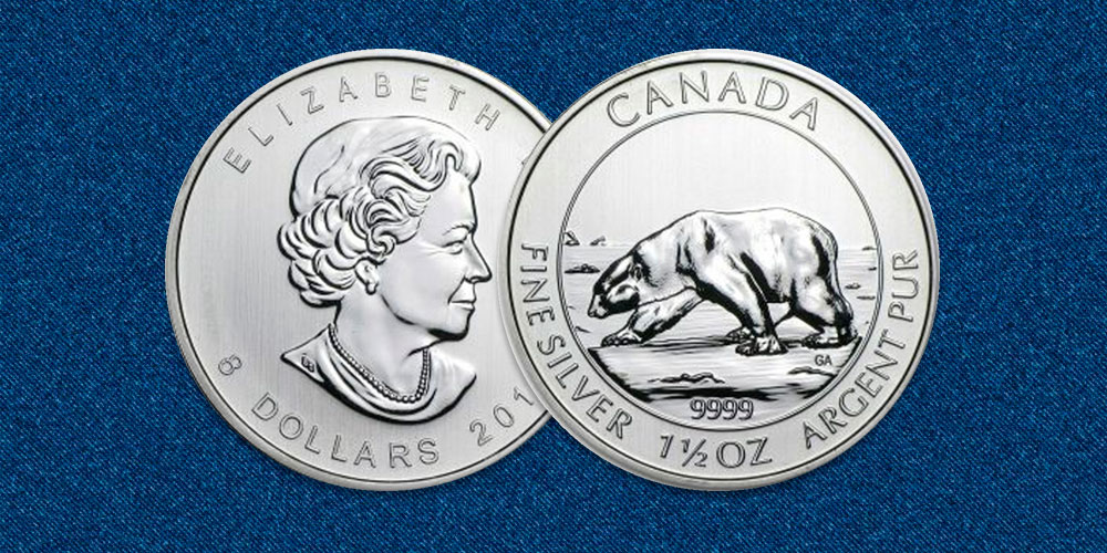 Инвестиционная монета Канадский Белый медведь