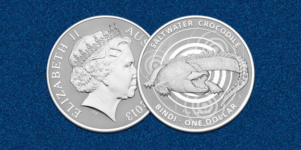 Инвестиционная монета Морской крокодил